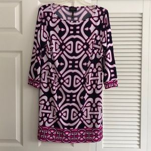 Navy and pink size 8 laundry by design dress.